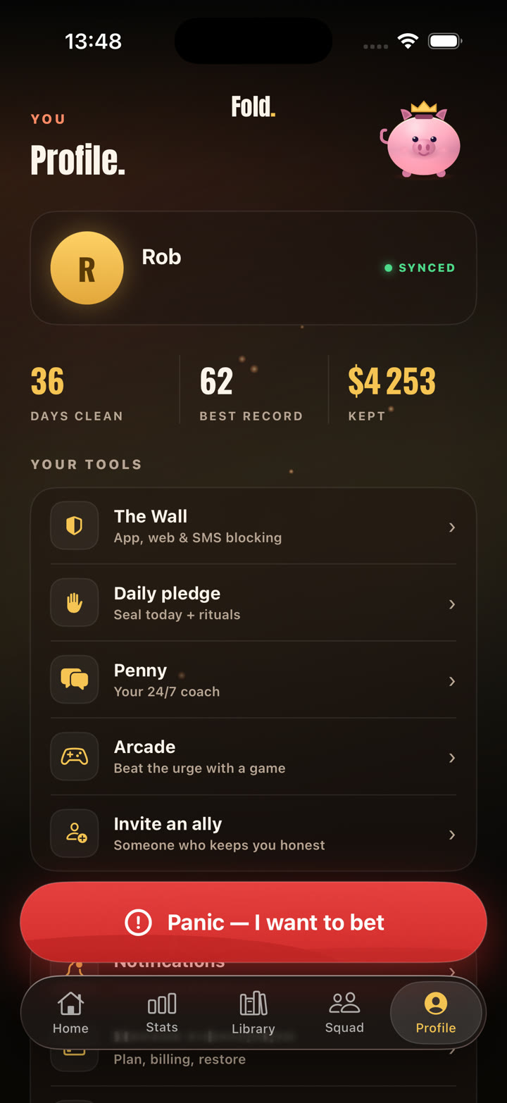 Profile: your plan, your ranks, your settings